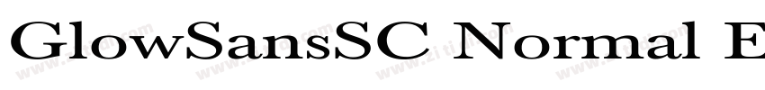 GlowSansSC Normal Ex字体转换